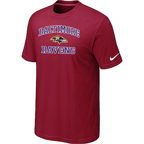 Nike Baltimore Ravens Heart & Soul NFL T-Shirt - Red